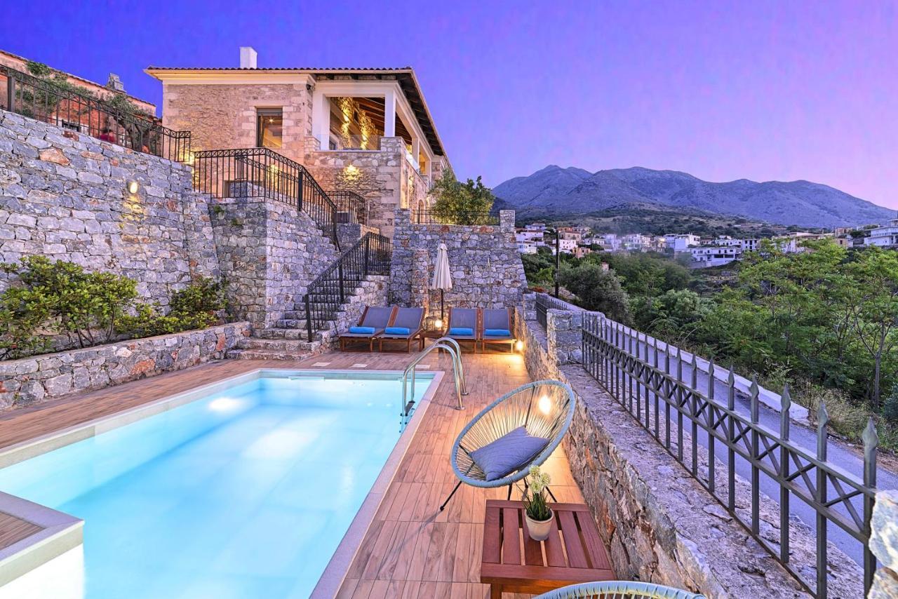 Acrothea Villa Heated Pool Chania  Exteriér fotografie