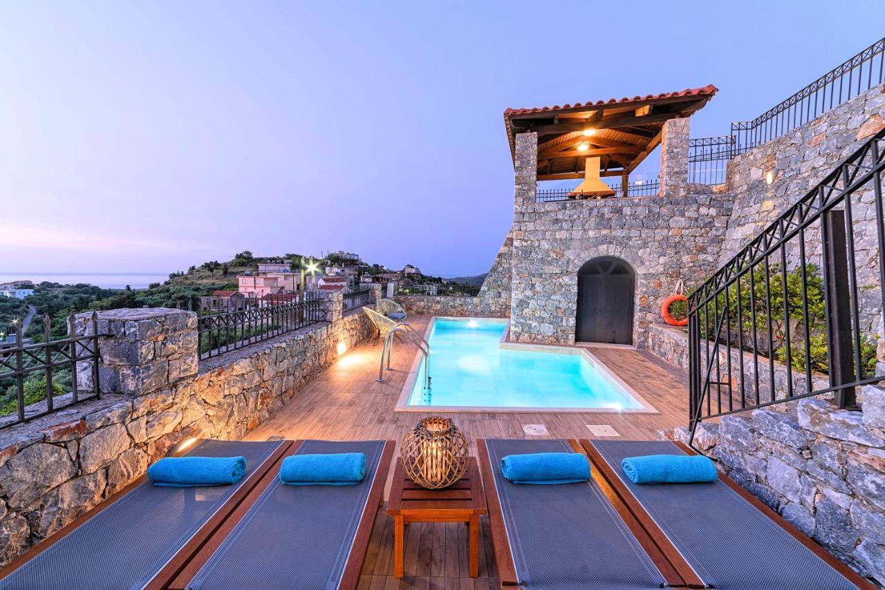 Acrothea Villa Heated Pool Chania  Exteriér fotografie
